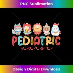 PICU Pediatric Nurse Christmas Animal PICU Squad Nurse Xmas Long Sleeve - Contemporary PNG Sublimation Design - Craft with Boldness and Assurance