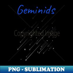Geminid Meteor Shower - Artistic Sublimation Digital File - Stunning Sublimation Graphics