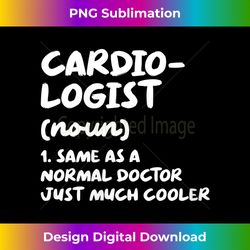 Womens Cardiologist Definition Heart Doctor Cardiology V-Neck - Timeless PNG Sublimation Download - Ideal for Imaginative Endeavors