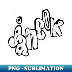 JANCOK white - Elegant Sublimation PNG Download - Instantly Transform Your Sublimation Projects