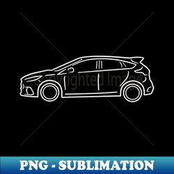Ford Focus RS MK1 - Elegant Sublimation PNG Download - Spice Up Your Sublimation Projects