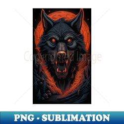 werewolf art - Modern Sublimation PNG File - Transform Your Sublimation Creations