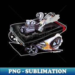 FULL CHARGE black n red 1968 charger - Exclusive PNG Sublimation Download - Fashionable and Fearless