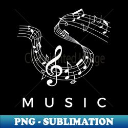 Music Notes - PNG Sublimation Digital Download - Create with Confidence