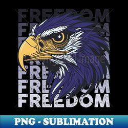 american eagle with freedom backdrop - exclusive png sublimation download - defying the norms