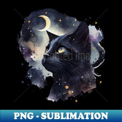 Dreamy Cat - PNG Transparent Digital Download File for Sublimation - Unleash Your Inner Rebellion