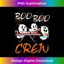 Boo Boo Crew Ghost Doctor Paramedic EMT Nurse Halloween Fun - Minimalist Sublimation Digital File - Crafted for Sublimation Excellence