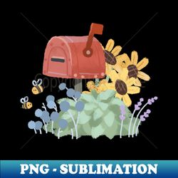 cottage mailbox - unique sublimation png download - fashionable and fearless
