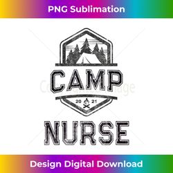 Vintage CAMP NURSE Medical Staff Nursing School Campground - Timeless PNG Sublimation Download - Challenge Creative Boundaries