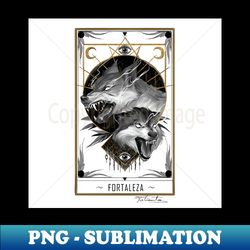 TAROT WOLF - PNG Sublimation Digital Download - Fashionable and Fearless