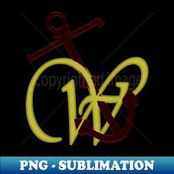 W anchor - Decorative Sublimation PNG File - Defying the Norms