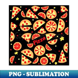cute pizza pattern - digital sublimation download file - revolutionize your designs
