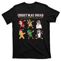 Christmas Squad Dabbing Characters T-Shirt