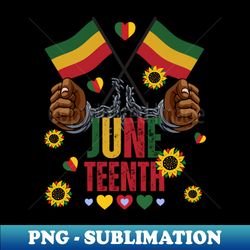 JUNETEENTH 1865 - Premium PNG Sublimation File - Vibrant and Eye-Catching Typography