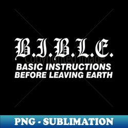 BIBLE - Instant PNG Sublimation Download - Enhance Your Apparel with Stunning Detail