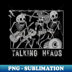 talking heads skull - Instant Sublimation Digital Download - Unleash Your Inner Rebellion