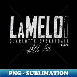 lamelo ball charlotte elite - instant png sublimation download - revolutionize your designs