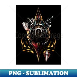 War Crest - Instant PNG Sublimation Download - Enhance Your Apparel with Stunning Detail