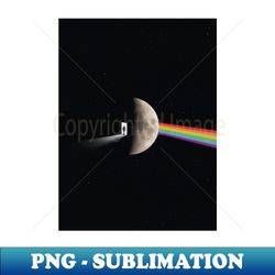The Dark Side of the Moon - Elegant Sublimation PNG Download - Unleash Your Creativity