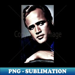 Marlon Brando - Digital Sublimation Download File - Perfect for Personalization