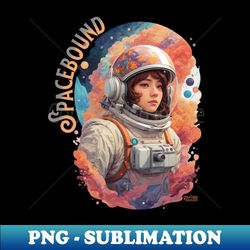 Spacebound - Instant PNG Sublimation Download - Vibrant and Eye-Catching Typography