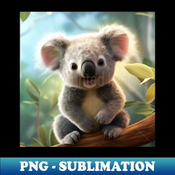 cute baby koala - cute baby animals - sublimation-ready png file - revolutionize your designs