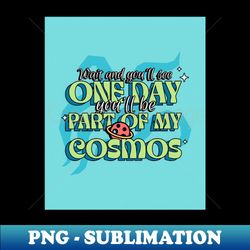 Cosmos Love - Instant PNG Sublimation Download - Unlock Vibrant Sublimation Designs