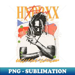 Retro Look  - Future Hndrxx Rap- Style 80S Fan Design - Creative Sublimation PNG Download - Perfect for Personalization
