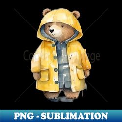 Raincoat Bear - Exclusive Sublimation Digital File - Revolutionize Your Designs