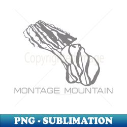 Montage Mountain Resort 3D - Premium Sublimation Digital Download - Perfect for Personalization