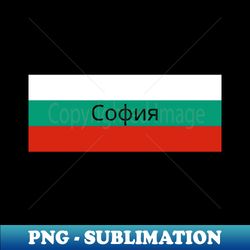 Sofia City in Bulgarian Flag - Sublimation-Ready PNG File - Bring Your Designs to Life