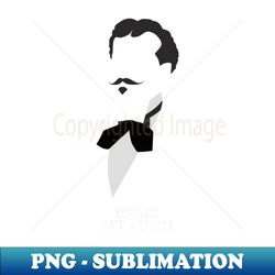 Eduard Strauss I - Minimalist Portrait - Instant Sublimation Digital Download - Perfect for Creative Projects
