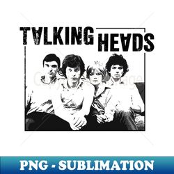 talking heads black box - modern sublimation png file - create with confidence
