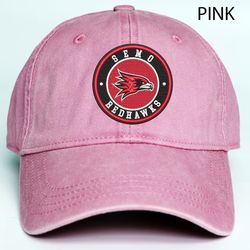 Southeast Missouri State Redhawks NCAA Embroidered Distressed Hat, NCAA Logo Embroidered Hat, Baseball Cap