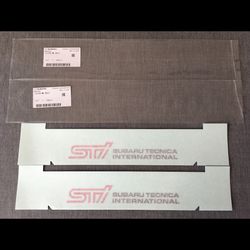 Subaru Genuine STI Front Door Decals Stickers for Forester STI