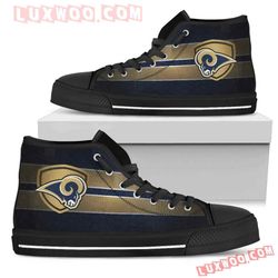 The Shield Los Angeles Rams High Top Shoes Sport Sneakers