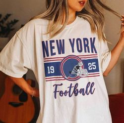 Retro New York Football Sweatshirt, Vintage New York Football Comfort color  T-Shirt, New York Football Shirt, Vintage G