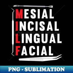 Mesial Incisal Lingual Facial - Creative Sublimation PNG Download - Spice Up Your Sublimation Projects