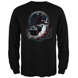 Grateful Dead &8211 Winter Sleigh Black Long Sleeve T-Shirt