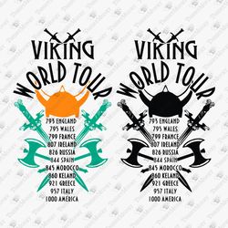 Viking History Humorous Joke Pun T-shirt Design SVG Cut File