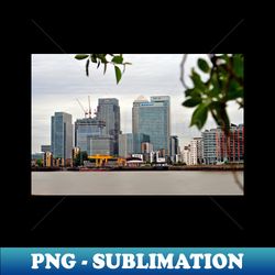 Canary Wharf London Docklands England UK - Unique Sublimation PNG Download - Stunning Sublimation Graphics