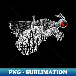 West Virginia Mothman - High-Quality PNG Sublimation Download - Perfect for Personalization