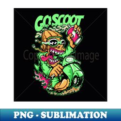 GoScoot - Sublimation-Ready PNG File - Unlock Vibrant Sublimation Designs