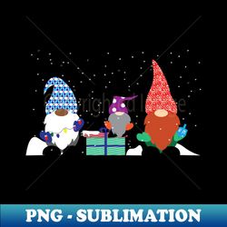 Chrismukkah Gnomes - Modern Sublimation PNG File - Bring Your Designs to Life