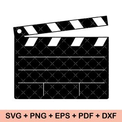Clapper board svg, movie svg, shooting svg, cast svg, vector, layered svg, actors svg, action svg, recording svg,
