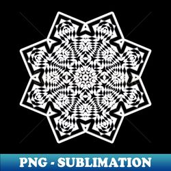 Snowflake Motif - Decorative Sublimation PNG File - Perfect for Sublimation Mastery
