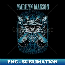 MANSON MARILYN BAND - Instant PNG Sublimation Download - Unleash Your Inner Rebellion