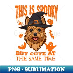 Australian Terrier Dog Halloween Theme - Trendy Sublimation Digital Download - Revolutionize Your Designs