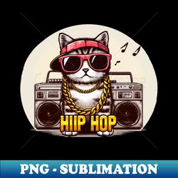 Hip Hop Kitten - High-Resolution PNG Sublimation File - Perfect for Personalization
