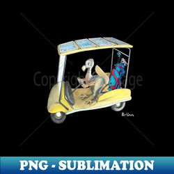 Dodo in his Golf Cart - Special Edition Sublimation PNG File - Bold & Eye-catching